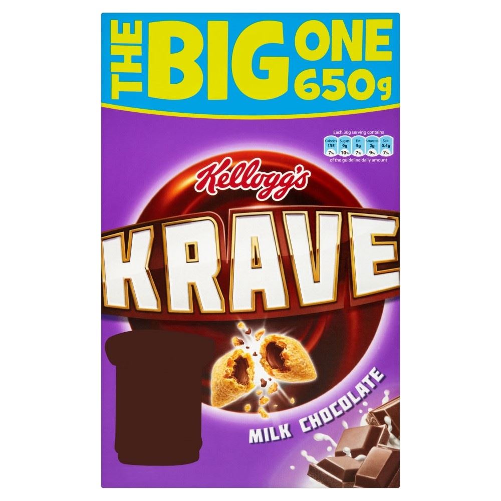 Kellogg's Krave Milk Chocolate (650g)