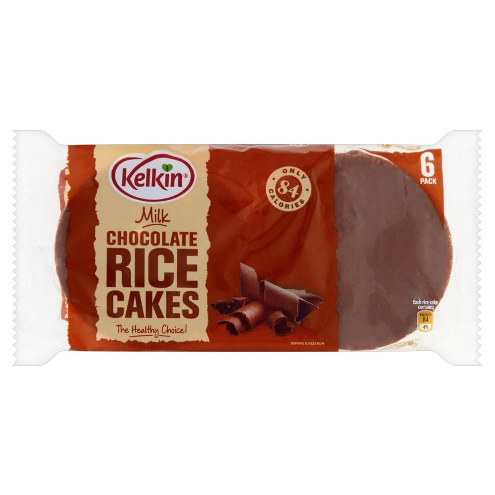 Kelkin Milk Chocolate Coated Rice Cakes (100g)