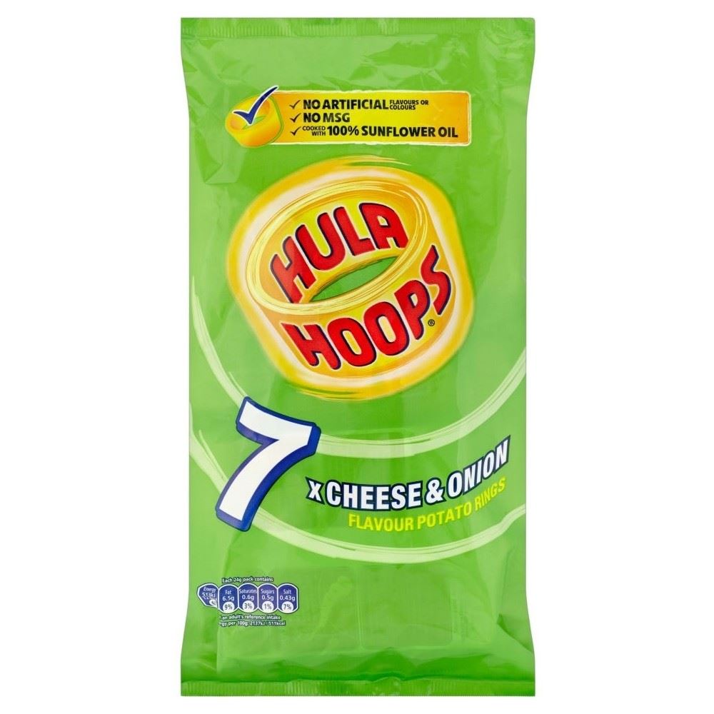 KP Hula Hoops Cheese & Onion (7x24g) eBay