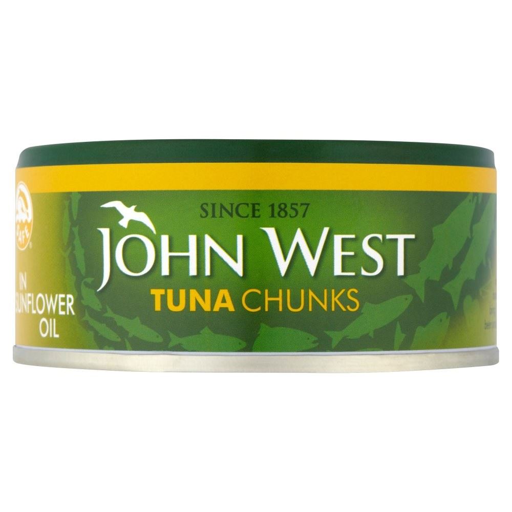 John West Tuna Chunks in Sunflower Oil (160g) eBay