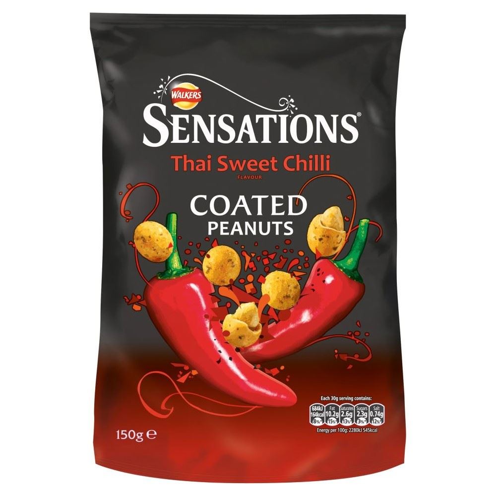 sensations thai sweet chilli coated peanuts