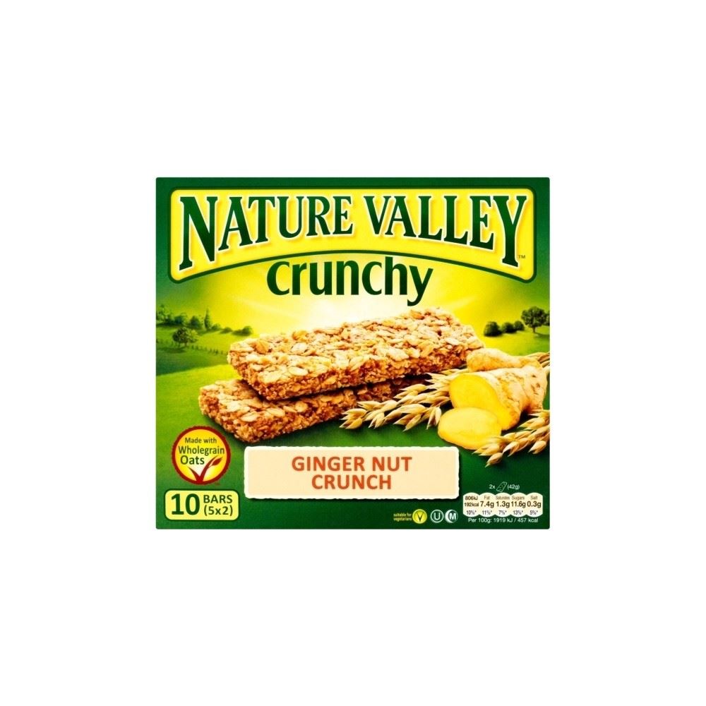 Nature Valley Crunchy Granola Bars Ginger Nut Crunch (5x42g)