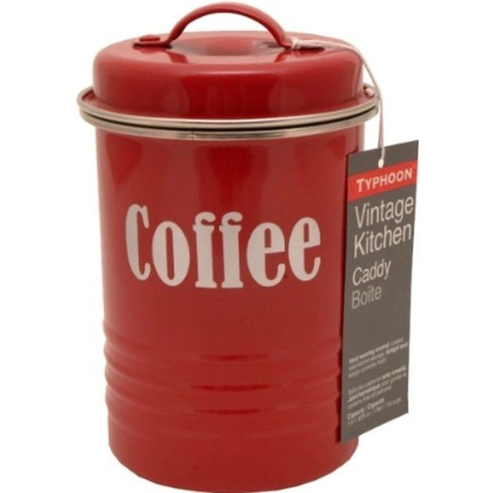 Typhoon Vintage Kitchen Red Coffee Canister eBay