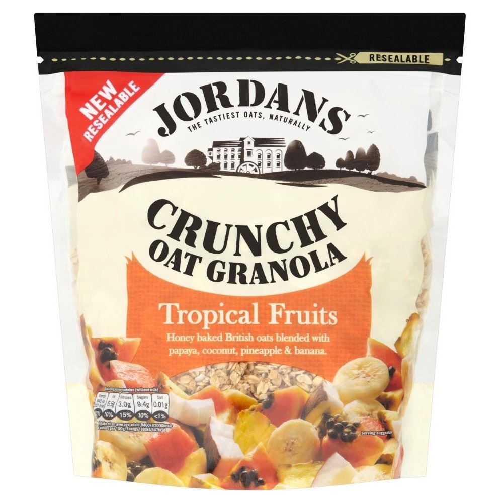 Jordans the Original Crunchy Oat Granola with Tropical Fruits (770g) eBay