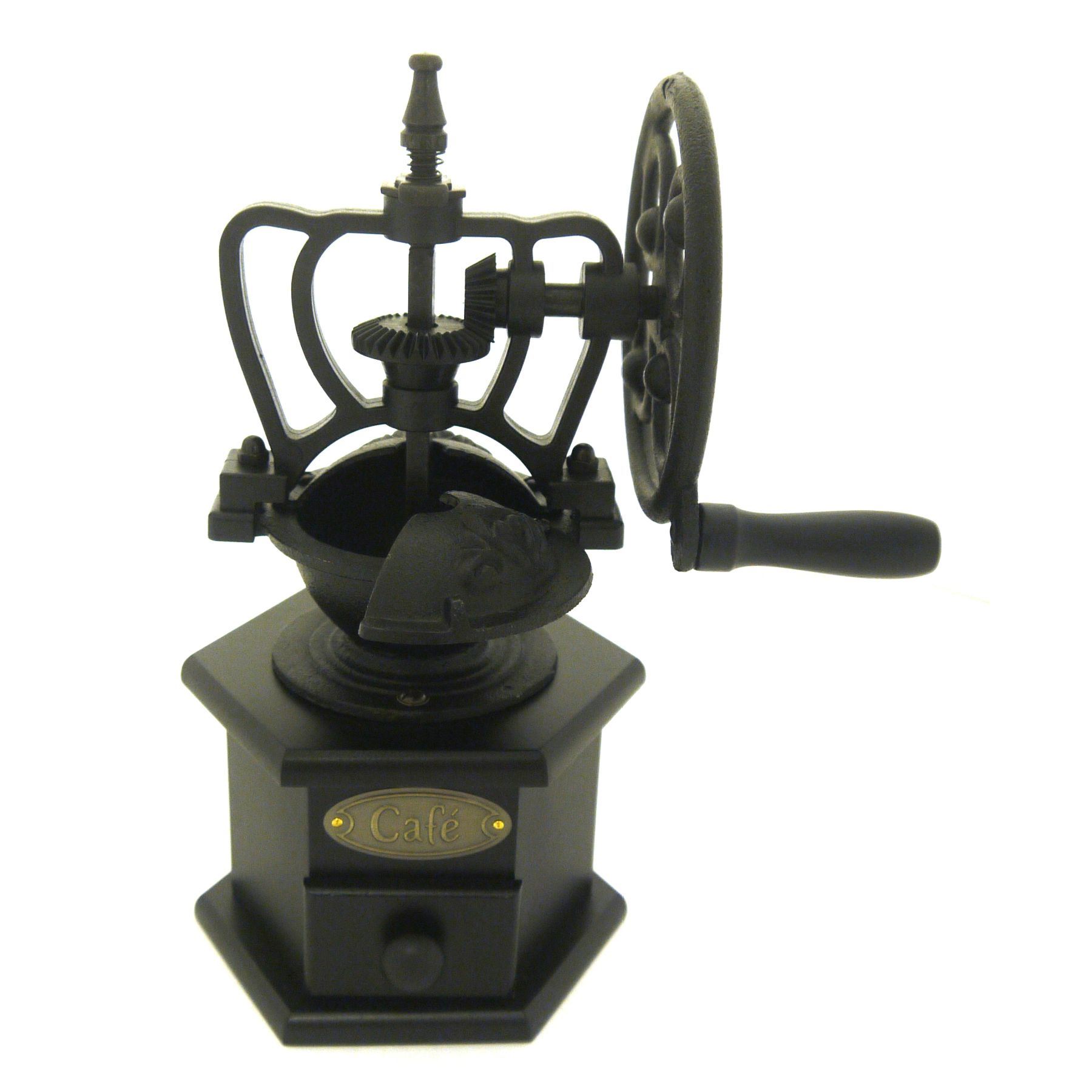 Black Cast Iron Large Coffee Grinder eBay