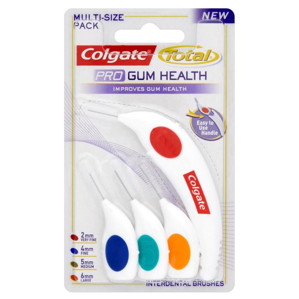 Colgate Total Pro Gum Health Interdental Brush Starter Kit (4) eBay