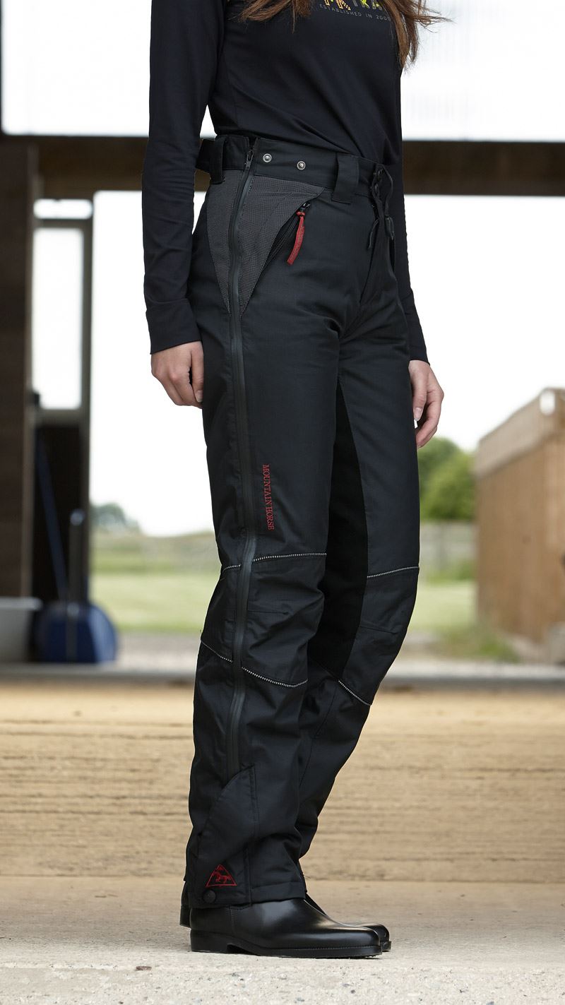 Mountain Horse Waterproof Polar Breeches Black eBay