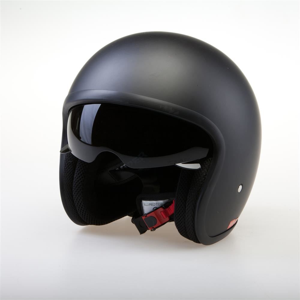 VIPER RSV06 OPEN FACE TARGET MATT SCOOTER MOTORCYCLE RETRO HELMET SUN