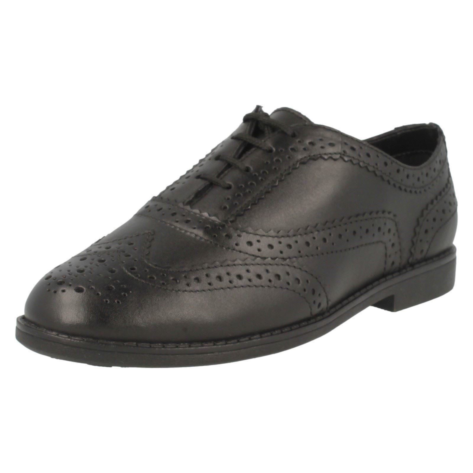 Girls Clarks Brogue School Shoes Skylar Eve
