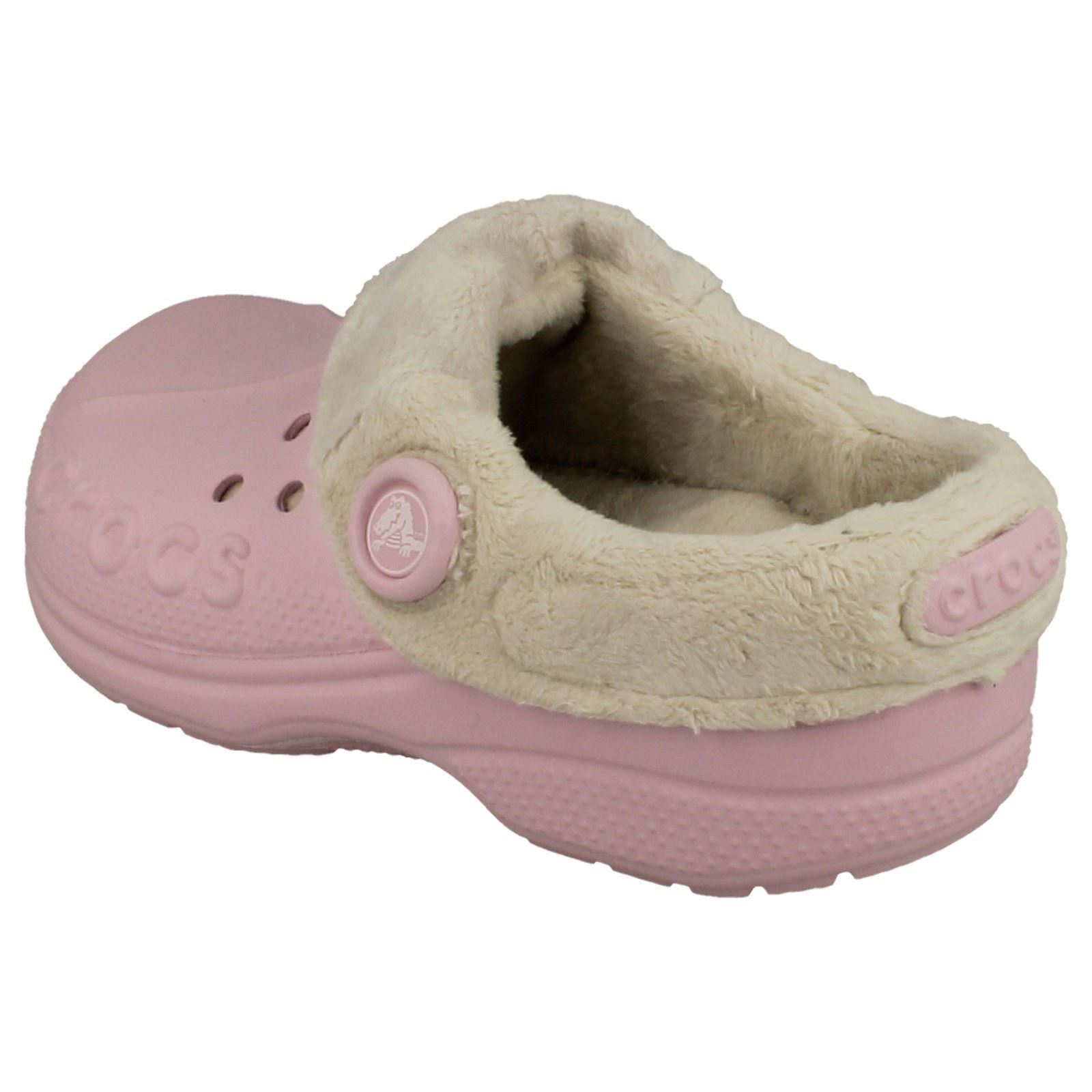 Girls Crocs Cloggs 'Blitzen Polar Kids' / Fleece Lining / Slip On eBay