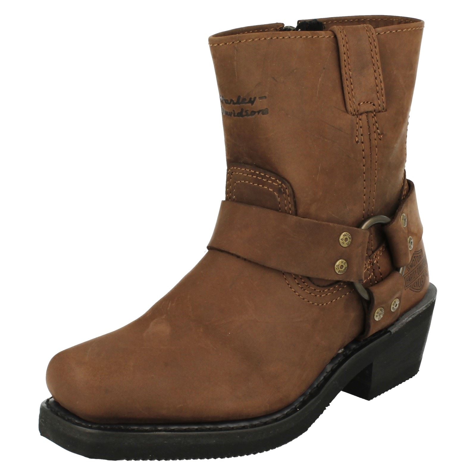 Ladies Harley Davidson Ankle Biker Boot El Paso eBay