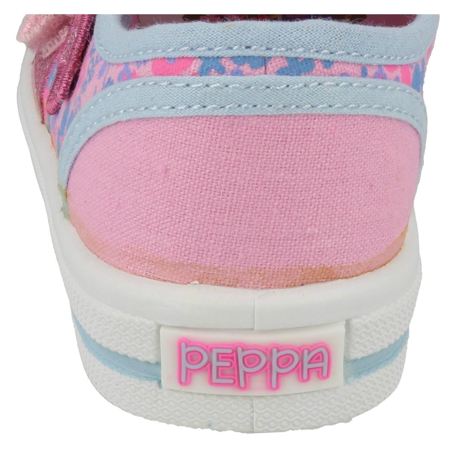 Girls Peppa Pig - Butterfly Print Canvas Shoes | eBay
