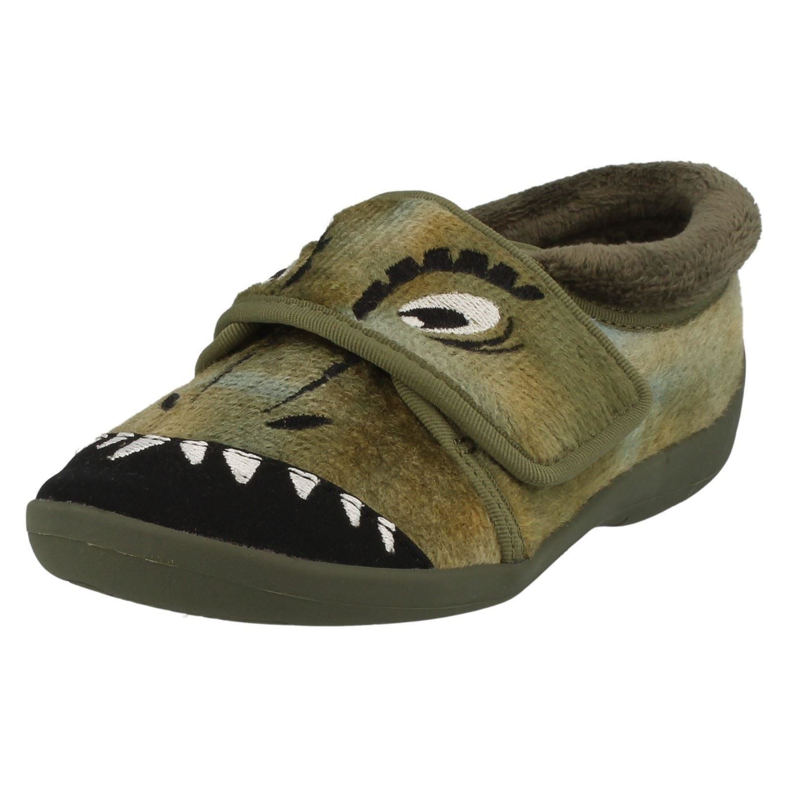 Boys Clarks Dinosaur Slippers Saurus Sid eBay