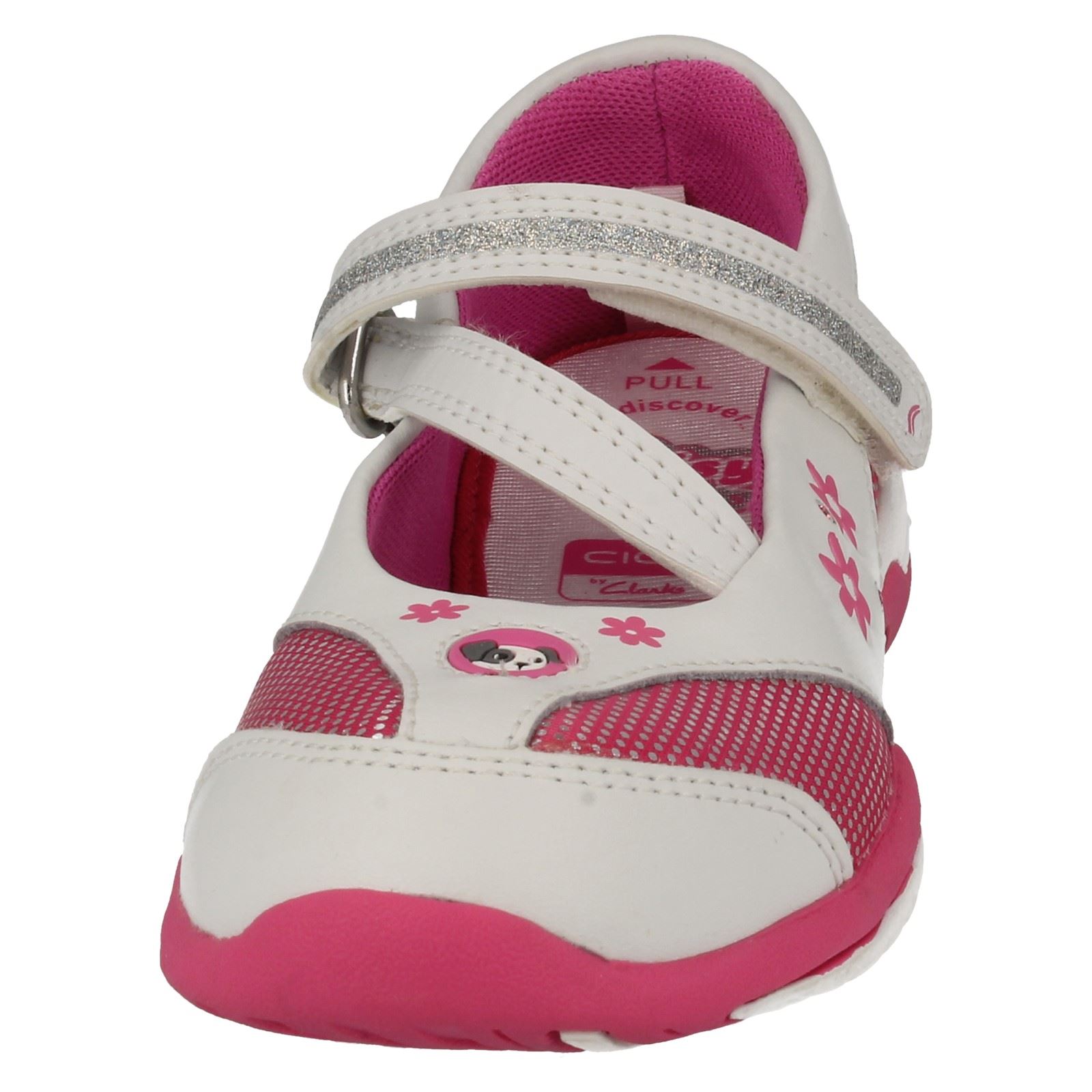 Girls Cica by Clarks Trainer Shoes with Toys Daisy Sun eBay