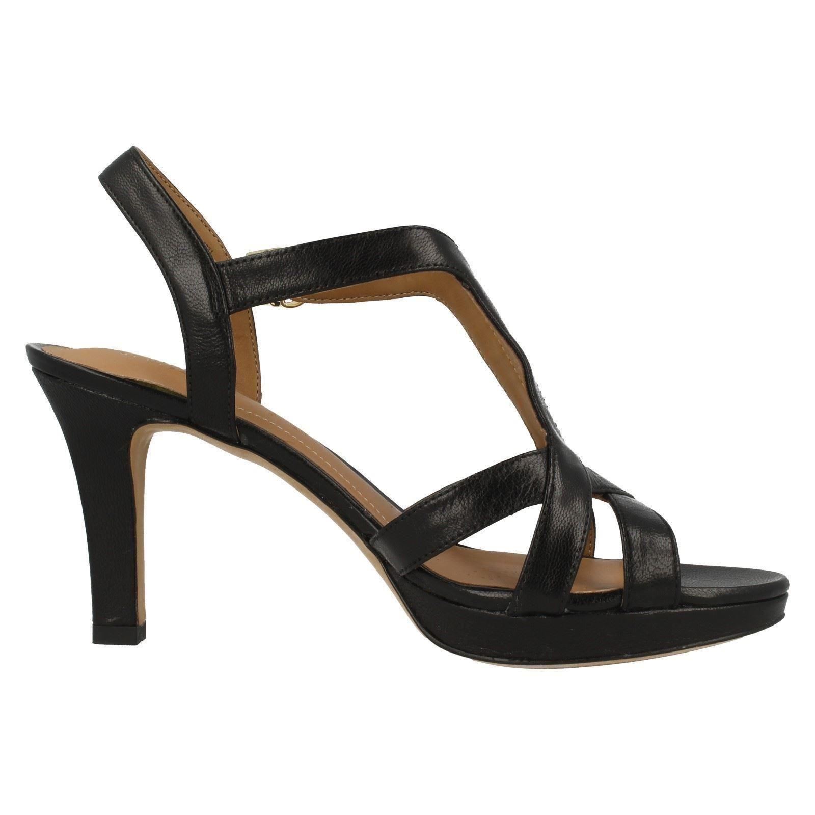 Ladies Clarks High Heeled Fashion Sandals Delsie Risa eBay