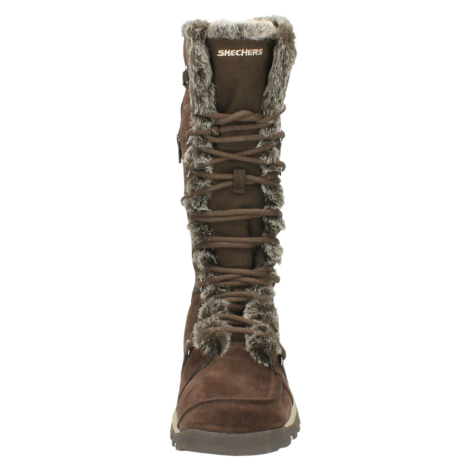 Ladies Skechers Mid Calf Winter Boots Grand Jams Unlimited eBay