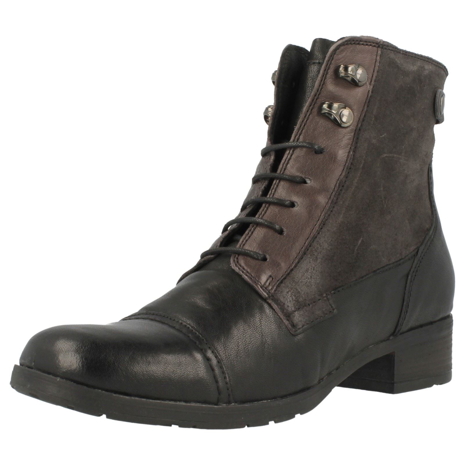 clarks lace up ankle boots