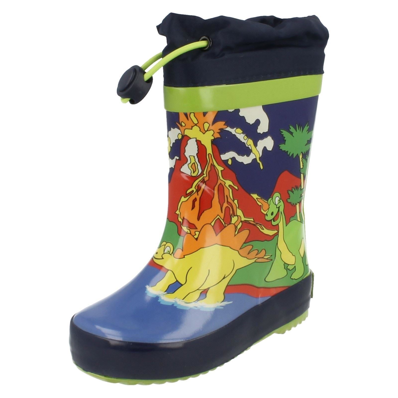 Kids Wellies Clarks Doodles Wellies Boys Green Wellies Best Sale Store