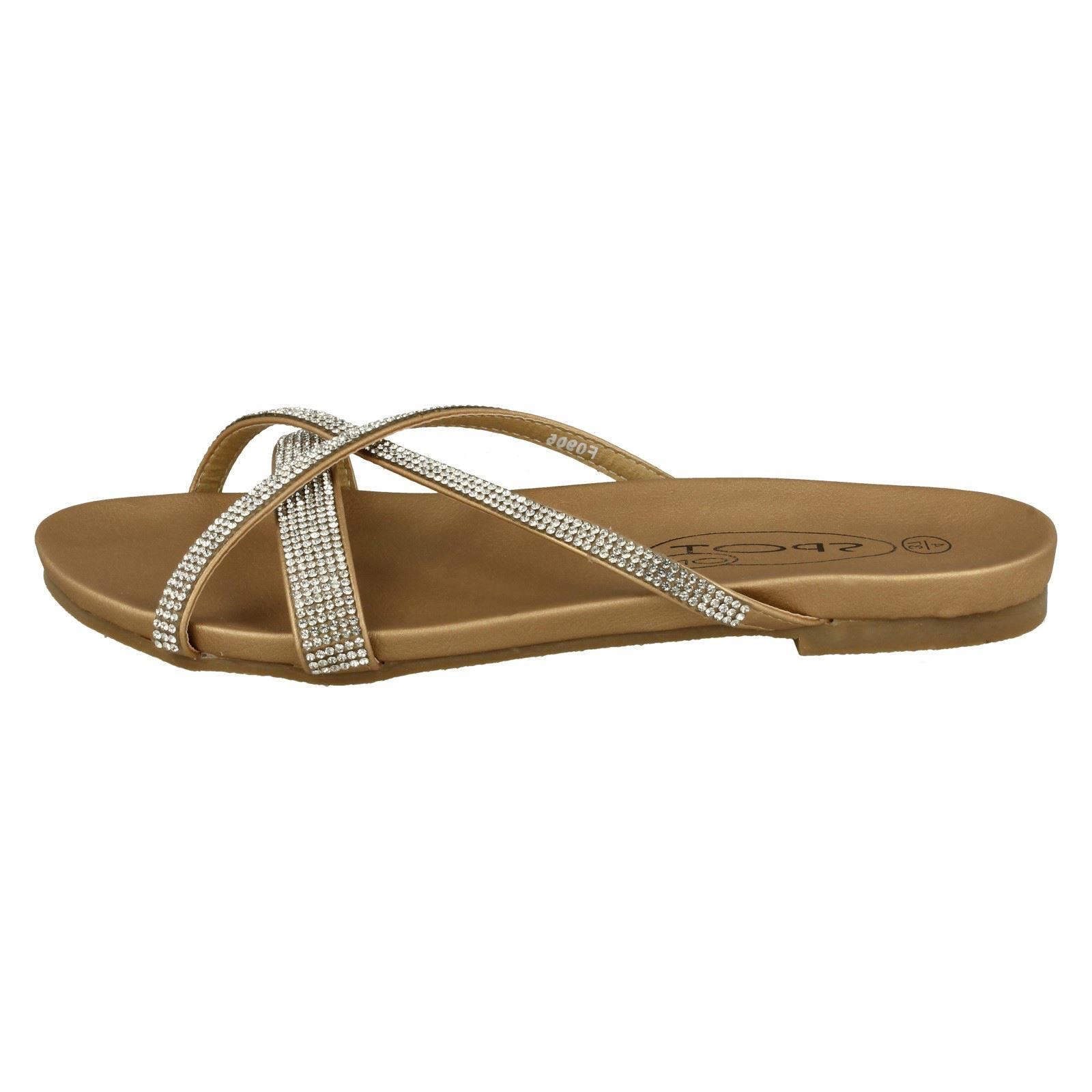 open back flat shoes spot on diamante flat sandals slip on open back open back flat shoes spot on diamante flat sandals slip on open back