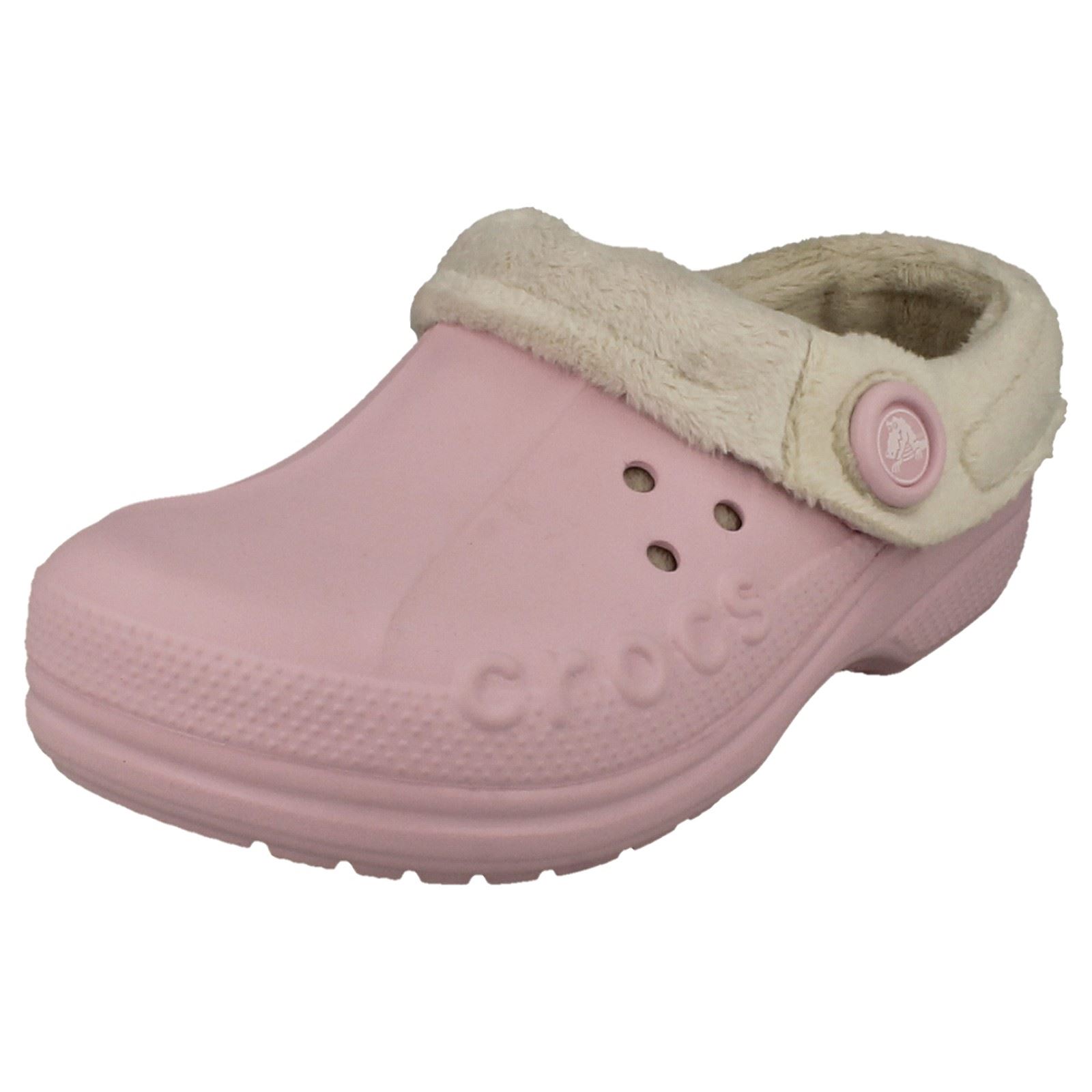 Girls Crocs Cloggs 'Blitzen Polar Kids' / Fleece Lining / Slip On eBay