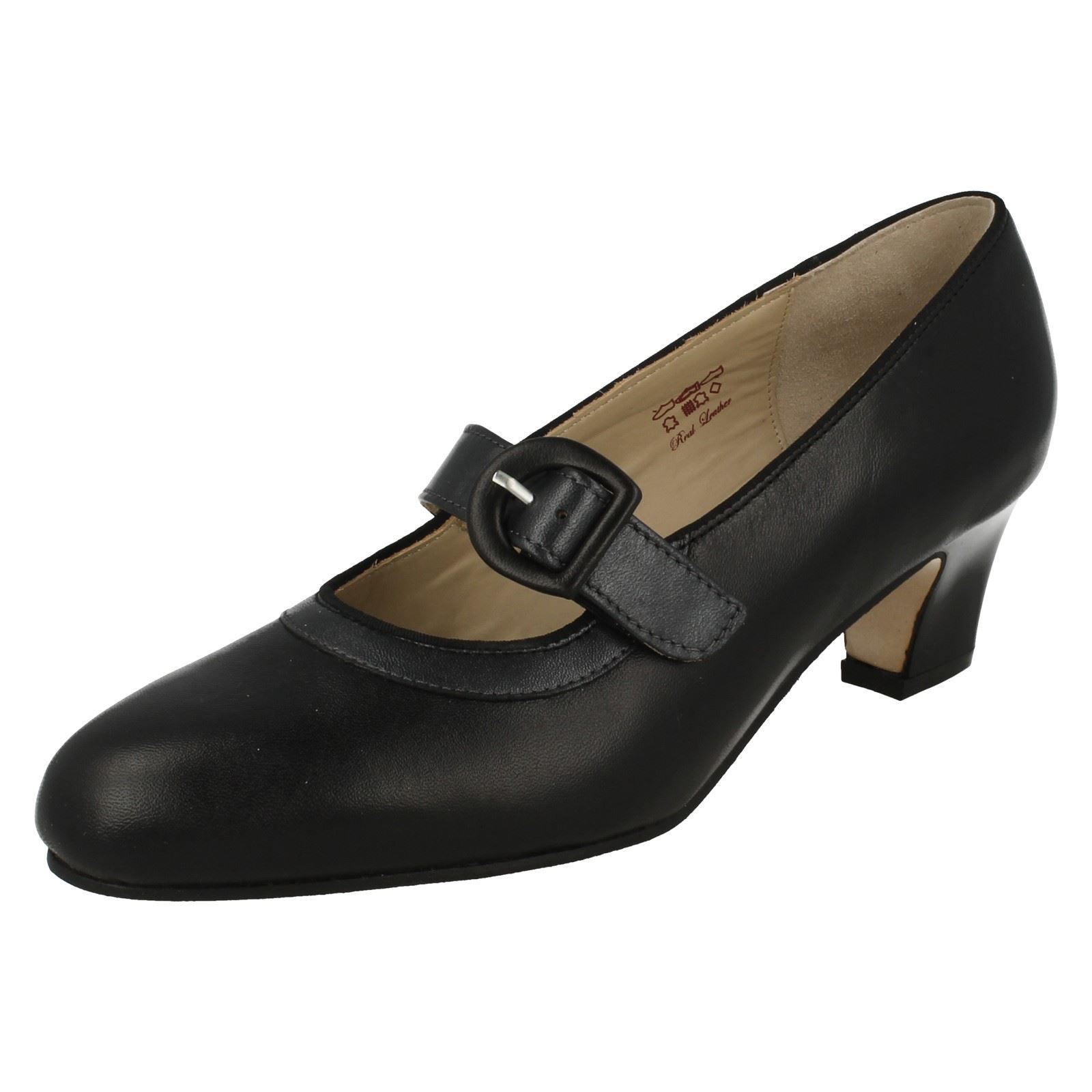 Ladies Equity Wide Fitting Court Shoes - 'Maxine' | eBay