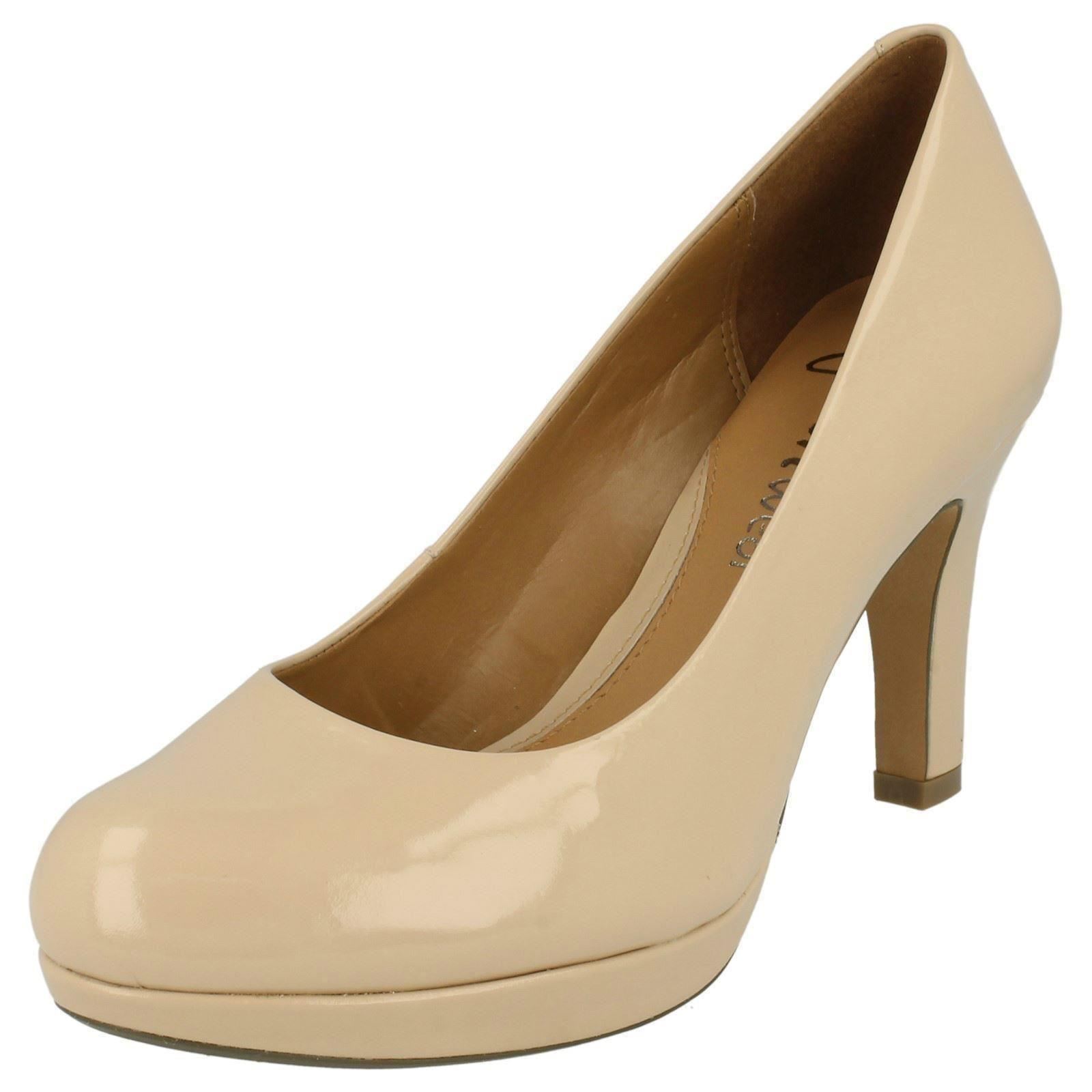 Ladies Clarks Anika Kendra High Heel Softwear Court Shoes