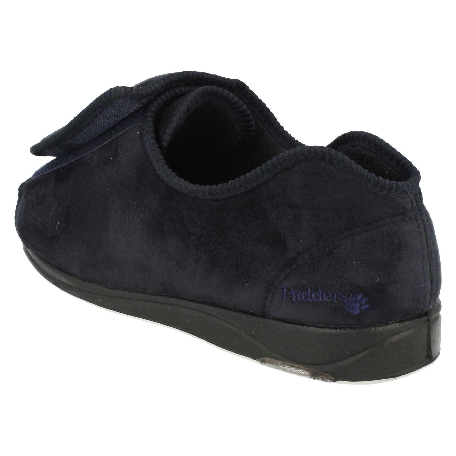 Mens Padders Extra Wide Fit Slippers Peter | eBay