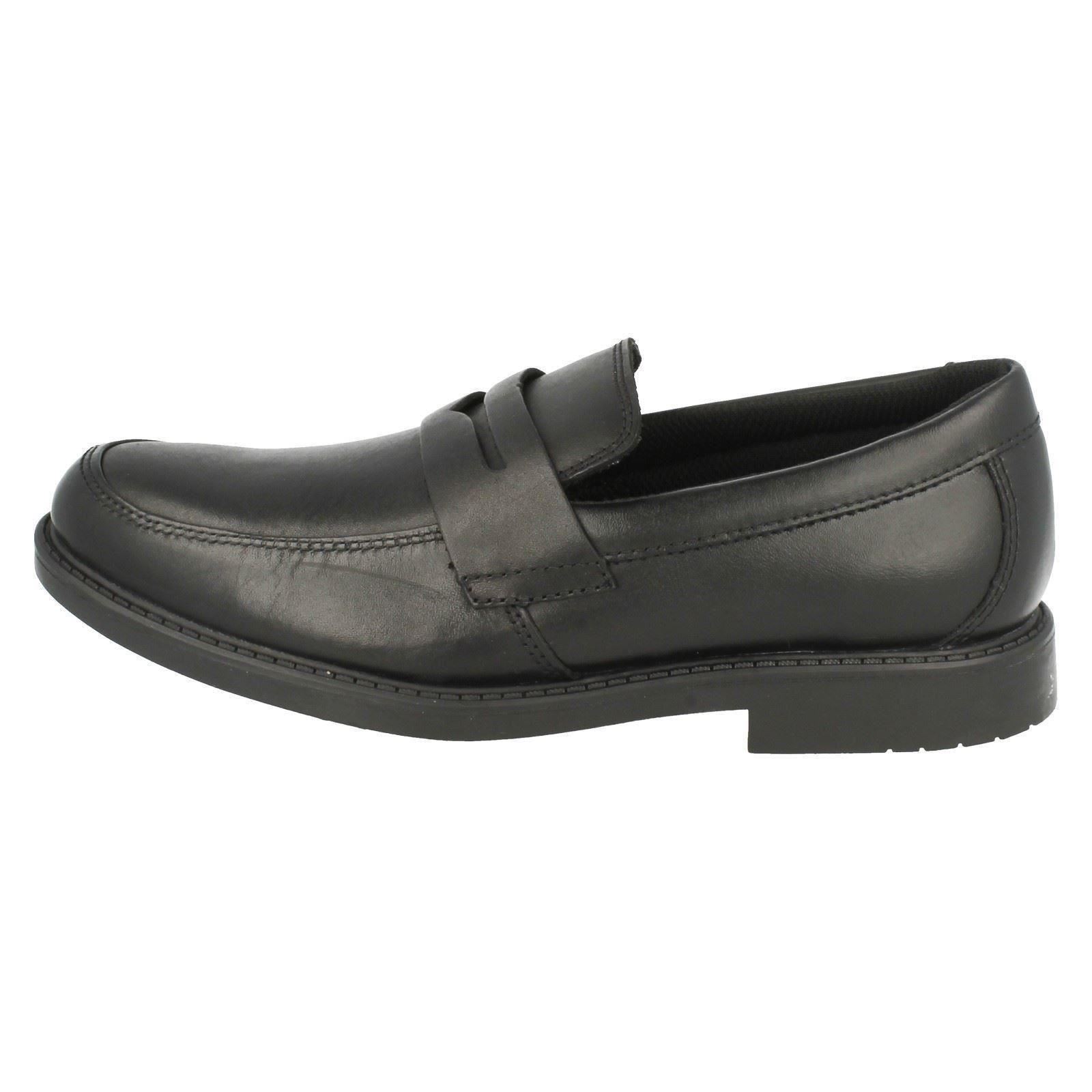 Clarks Senior Boys Loafer School Shoes Zayne eBay