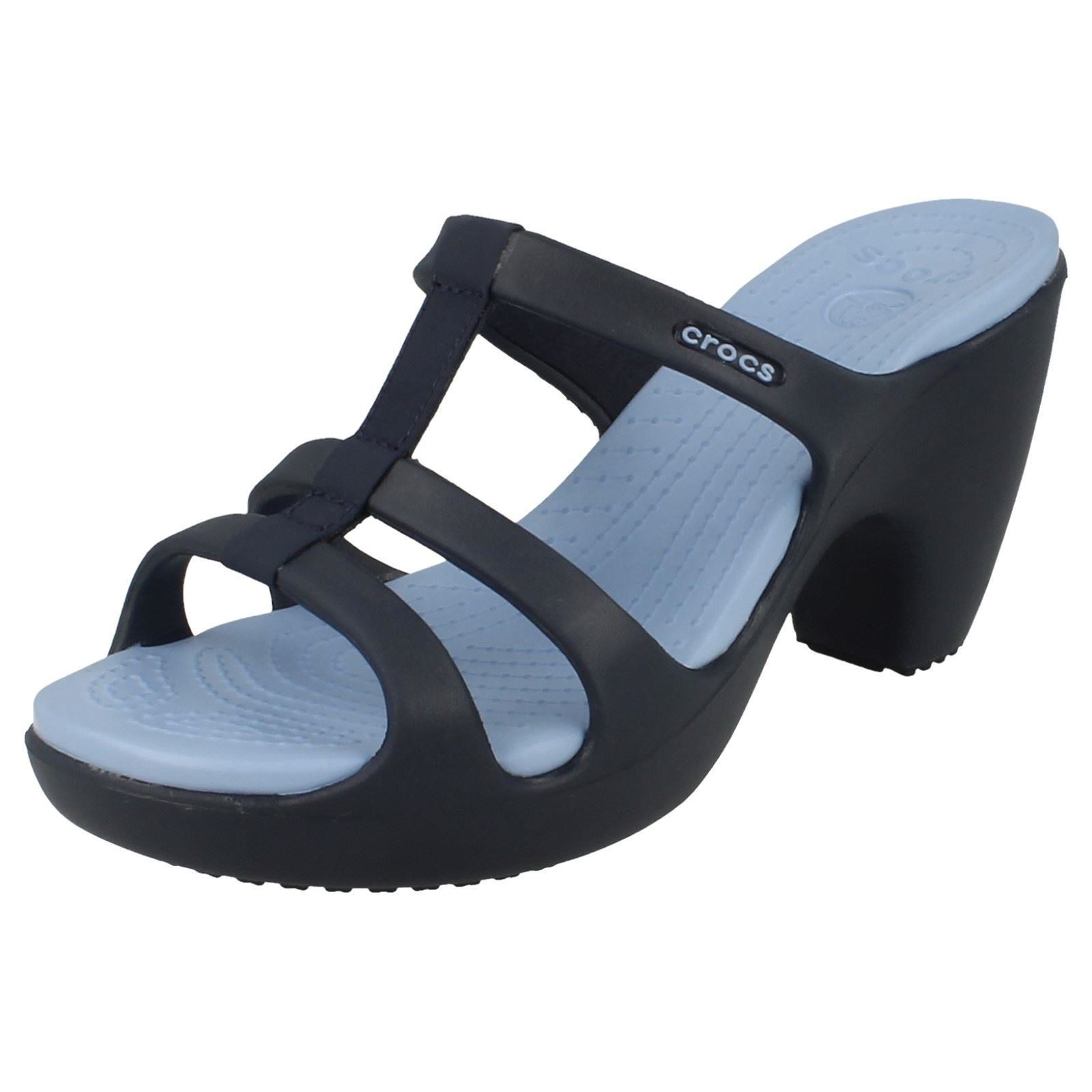 Ladies Crocs Cyprus III Heeled Sandals | eBay
