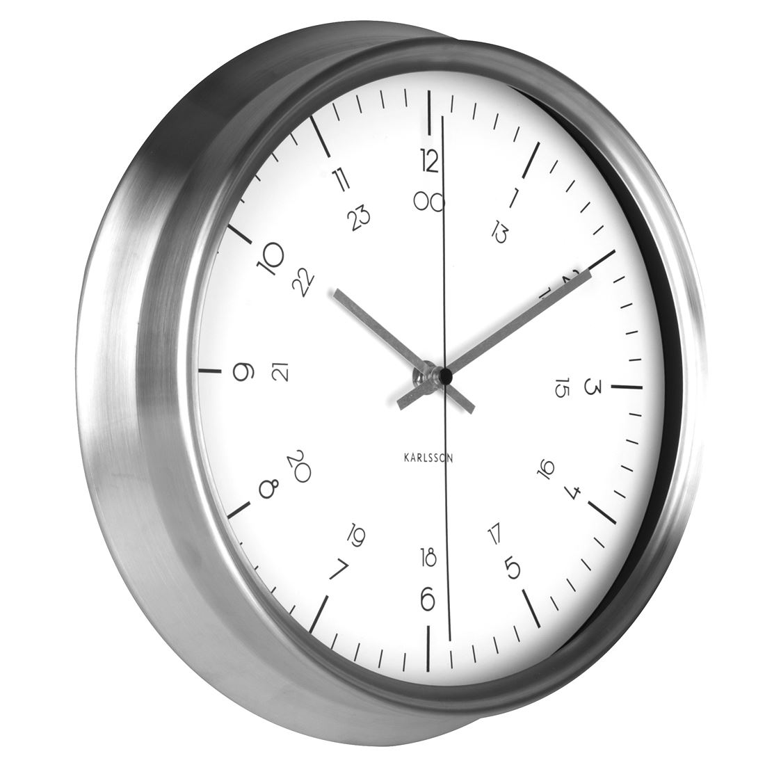 Karlsson 30cm Nautical / Ocean Themed Modern Metal Cased Wall Clock eBay