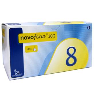 Novofine Bolígrafo Agujas 30g 8mm (x100) Novofine Bolígrafo Agujas 30g 8mm (x100)