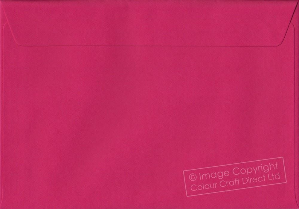 Fuchsia Pink C5 Envelopes - 162 mm x 229 mm 100gsm Self Seal A5 Colour Envelope Fuchsia Pink C5 Envelopes - 162 mm x 229 mm 100gsm Self Seal A5 Colour Envelope