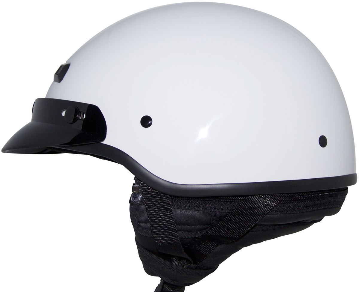 Zox Banos STG Half Helmet w/ Removable Neck Curtain Fiberglass Shell