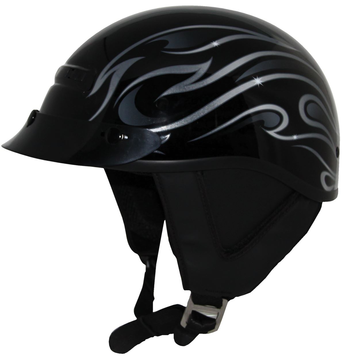 Zox Alto Custom Half Helmet w/ Visor DOT Fiberglass Shell 2XS2XL eBay