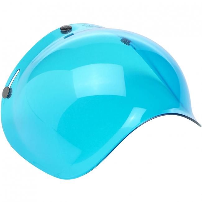 Visiera A Bolle Per Caschi Moto - Sistema 3 Snap, Anti-UV E Graffi, Made In Taiwan - Foto 14