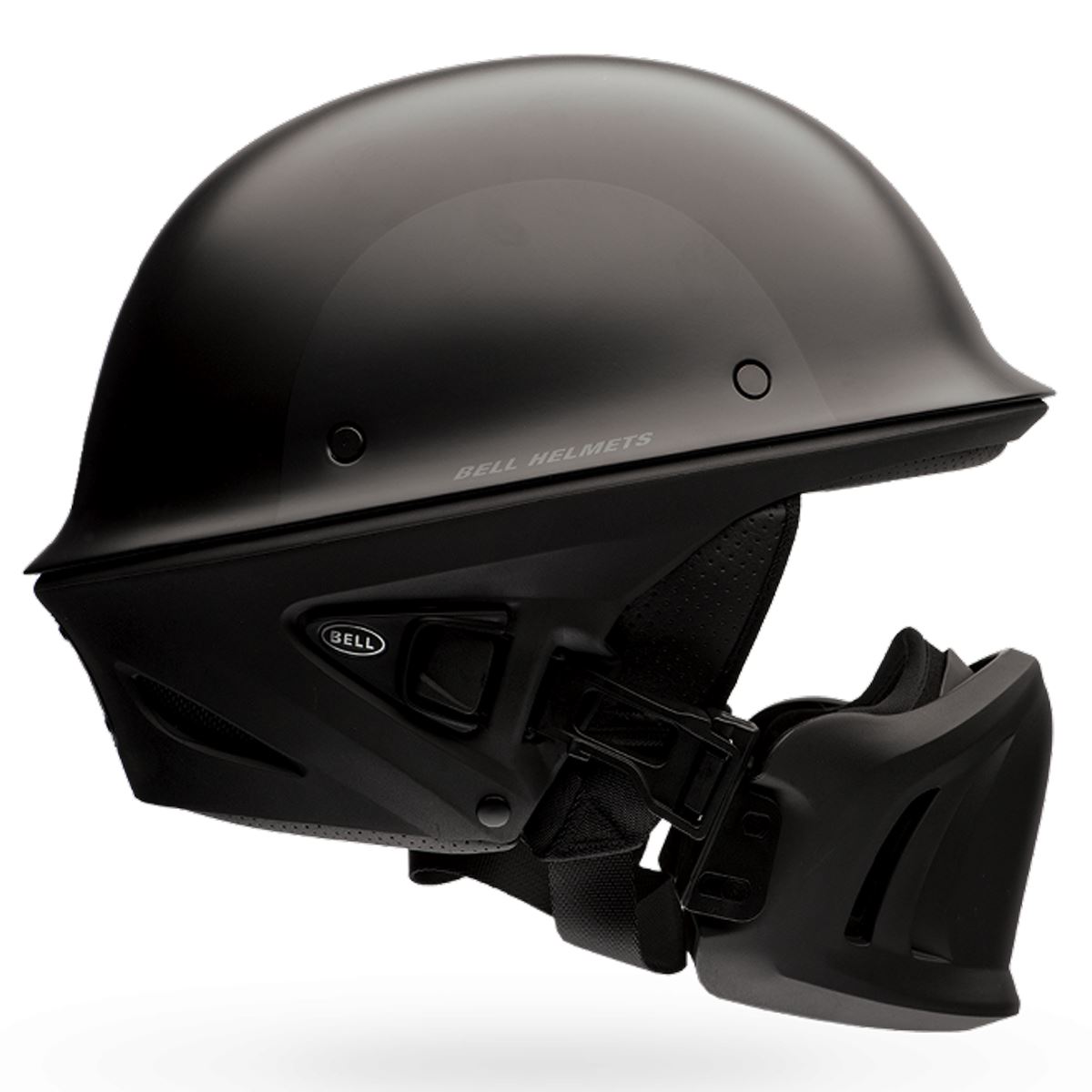 Bell Rogue Helmet Open Face Half Motorcycle w/Removable Muzzle DOT XS