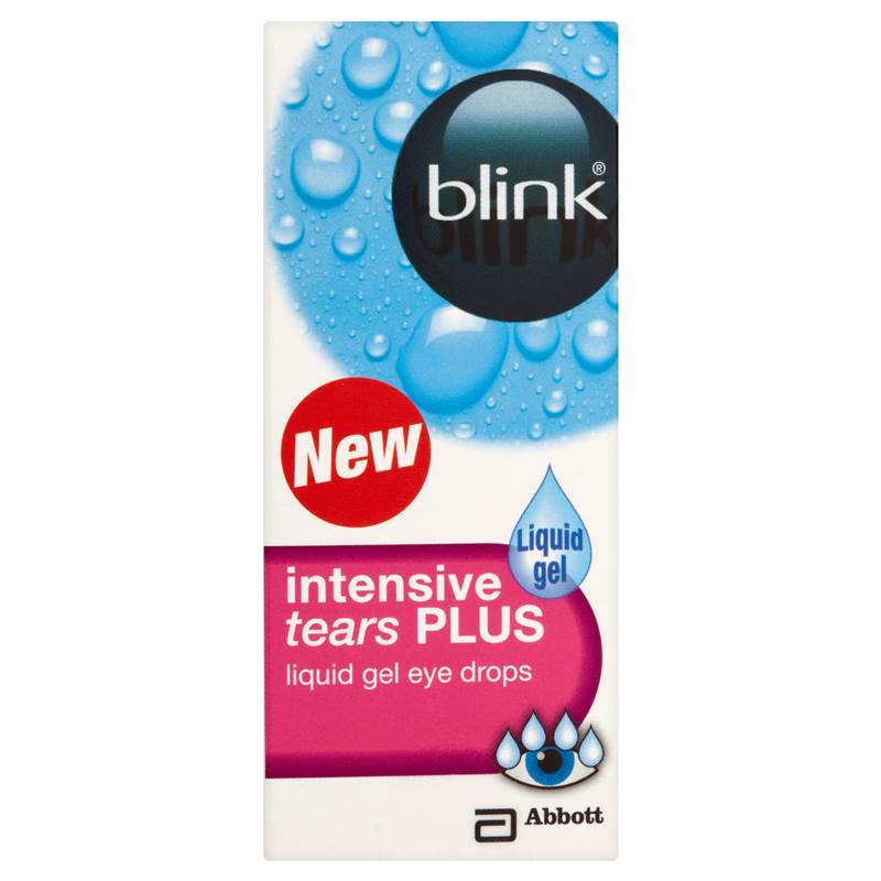 Blink Intensive Tears Plus Liquid Gel Eye Drops 10ml eBay