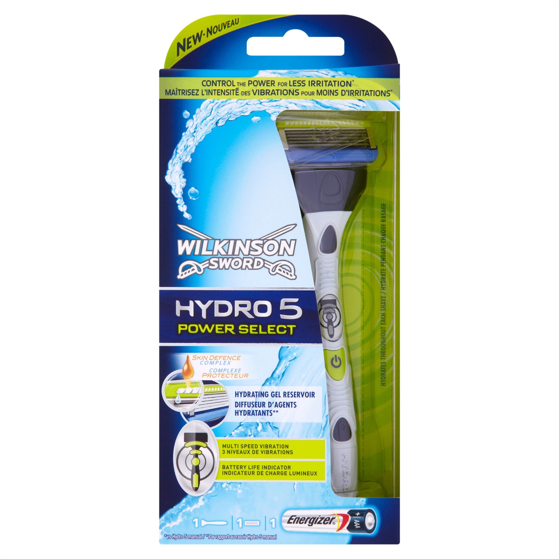 Wilkinson Sword Hydro 5 Power Select Razor eBay