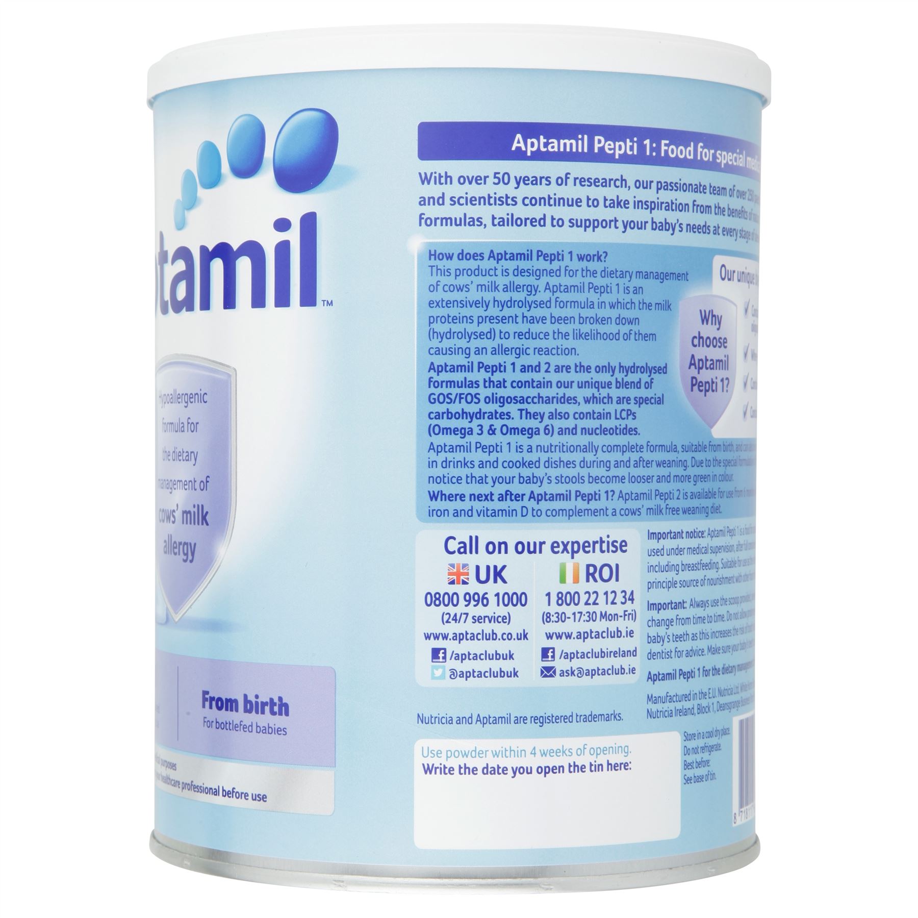 aptamil pepti 1 bebe tei