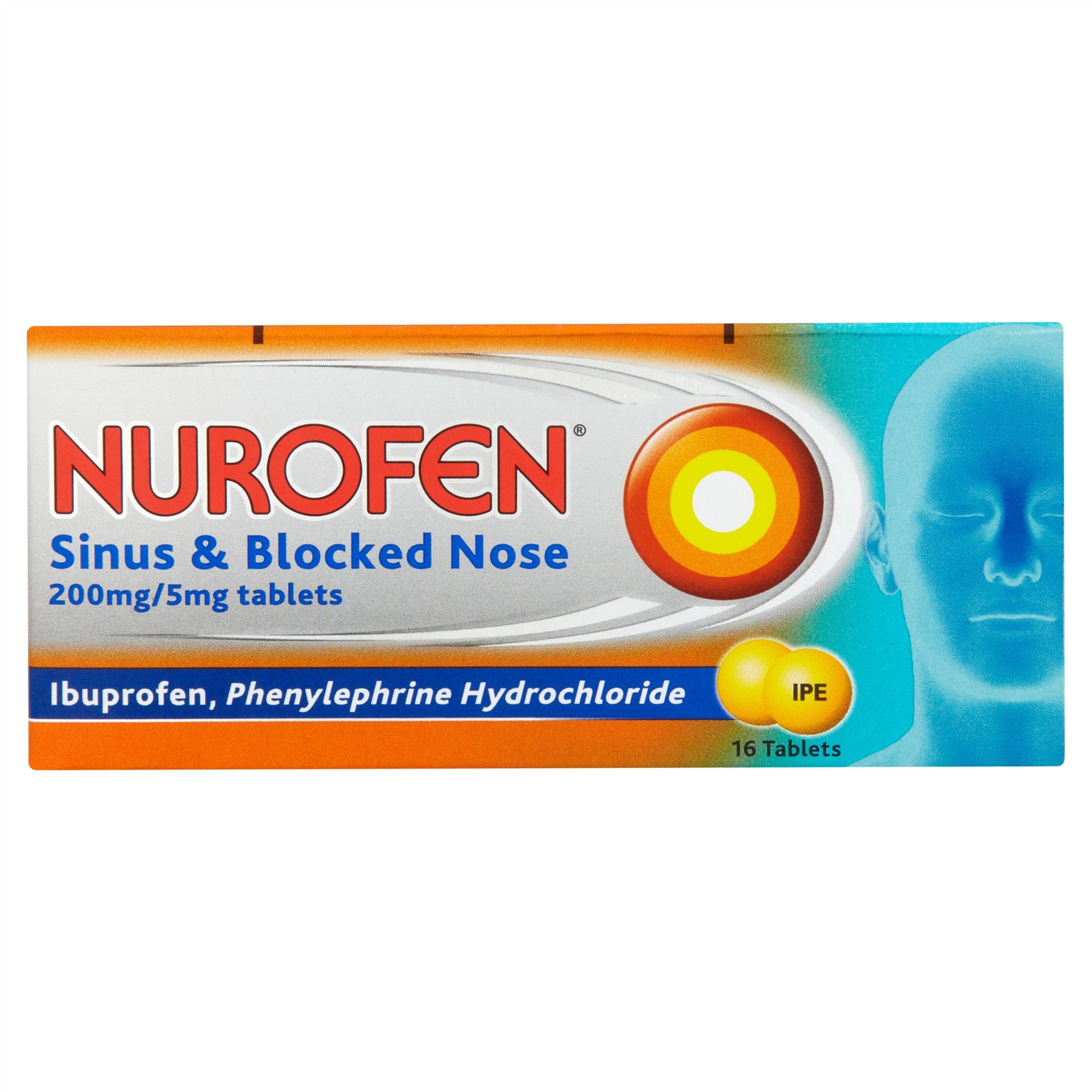 Nurofen Sinus & Blocked Nose 200mg/5mg Tablets 16 Tablets eBay