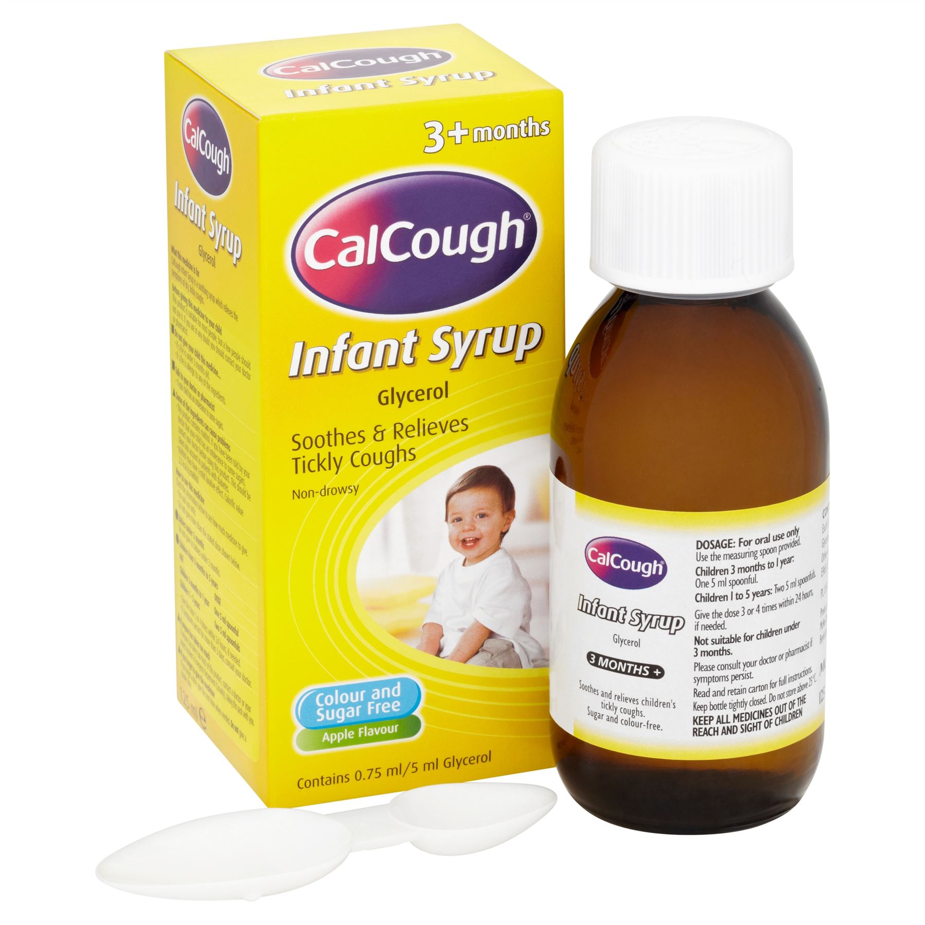 CalCough Infant Syrup Apple Flavour 125ml eBay