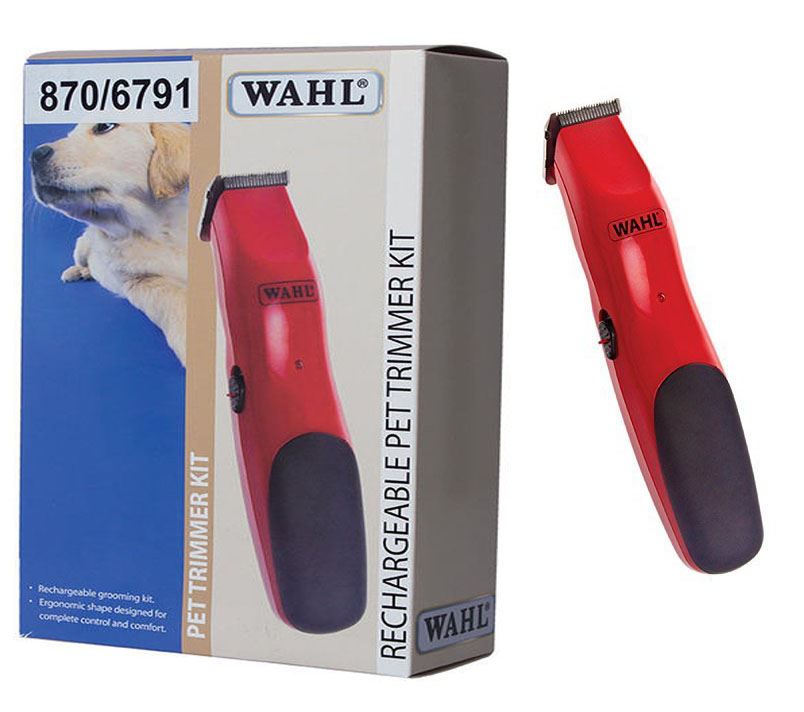 Wahl Rechargeable Pet Trimmer Kit Dog Cat Grooming Kit Animal Hair