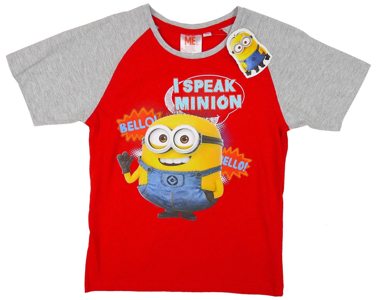 Despicable Me Kids Minions TShirt Official Top Tee Boys 3 4 6 8 Years