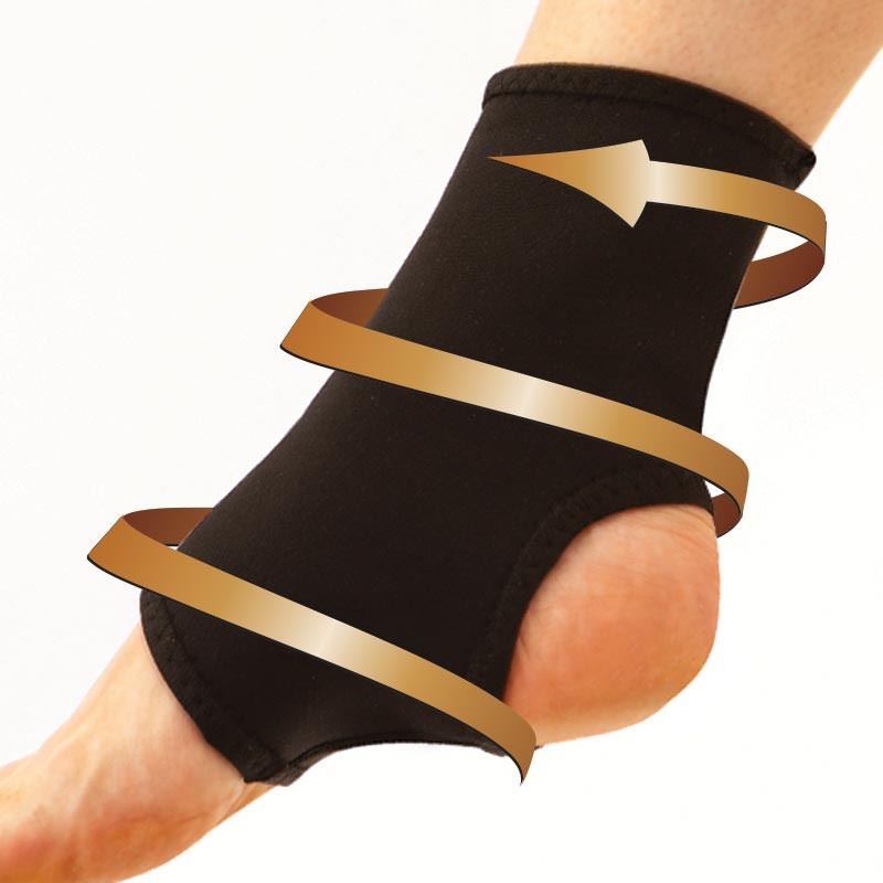 Copper Comfort CopperInfused Compression Foot Brace Ankle Support Pain