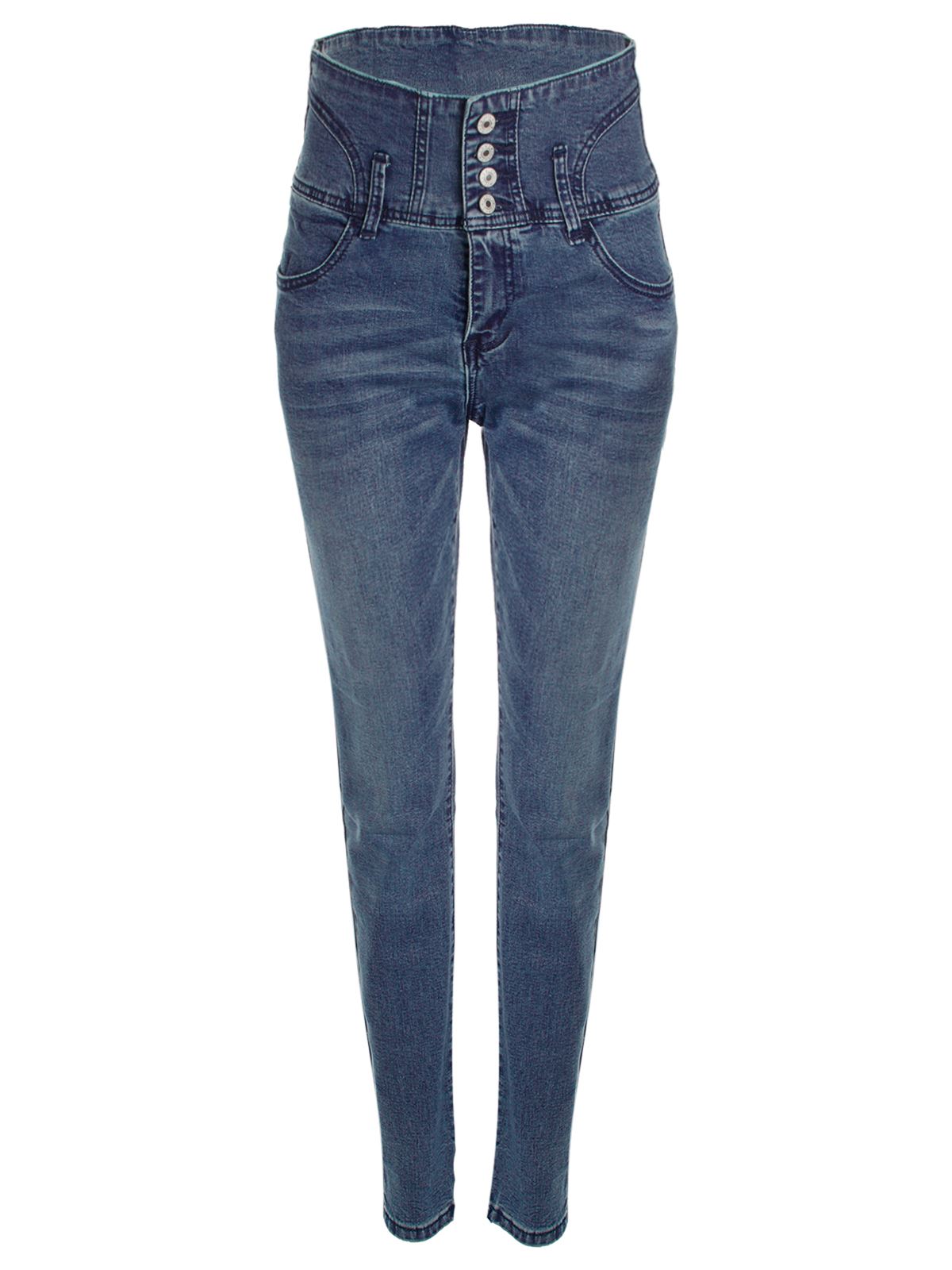 Jeans Donna Skinny Fit Nina Carter - Vita Alta, Effetto Vintage, Comodi E Elasticizzati - Foto 6