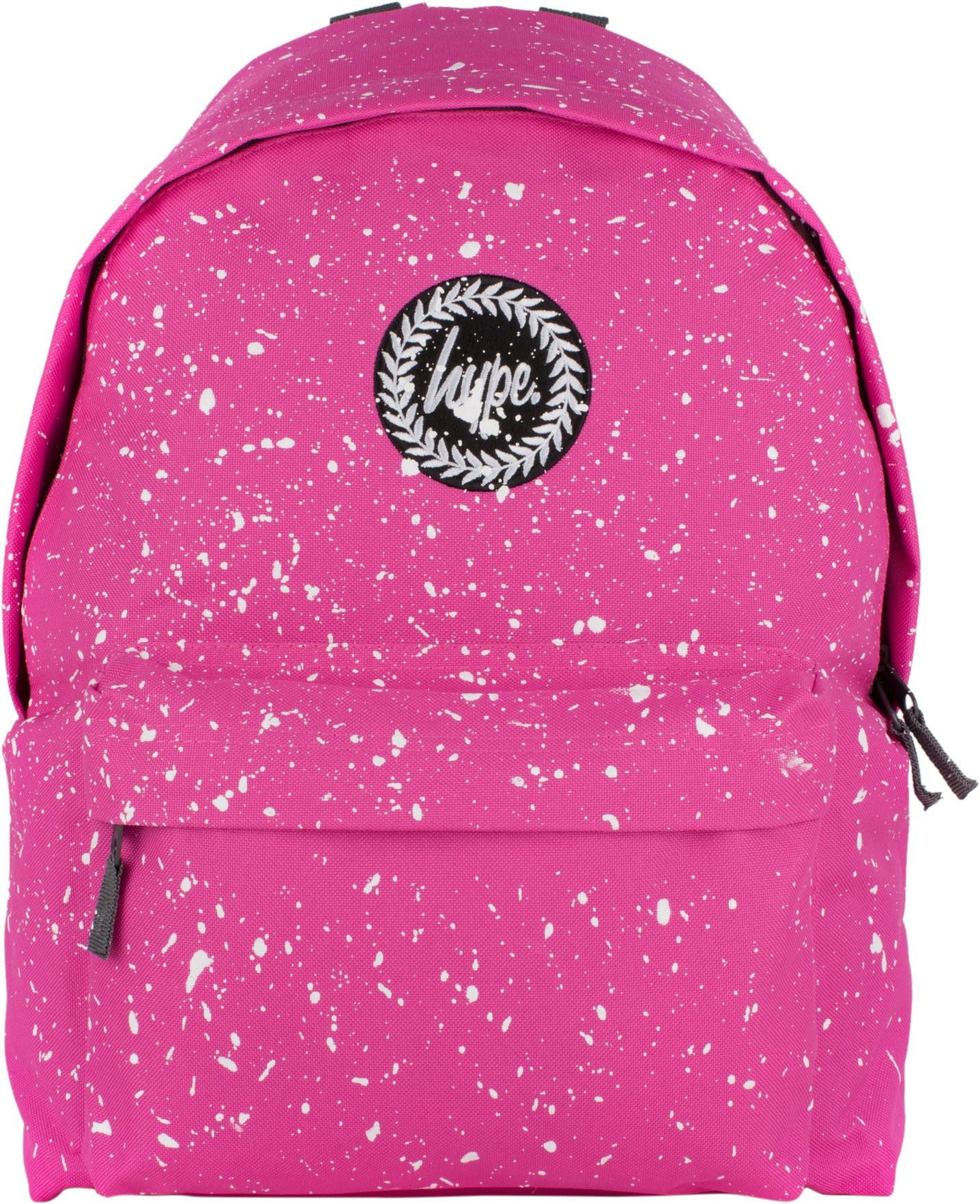 Hype Backpack Rucksack Bag Black, Burgundy, Navy Blue, Speckled