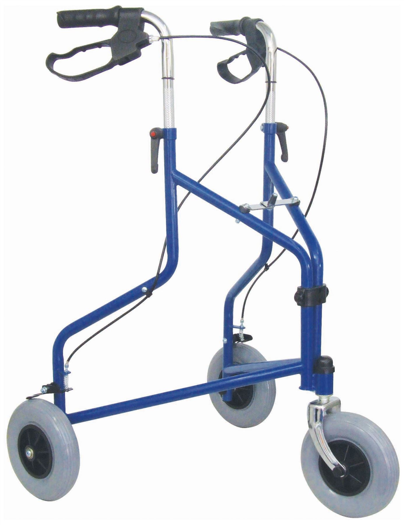 Walking Frame Aid Three (3) Wheel Rollator / Walker Blue Light Medical