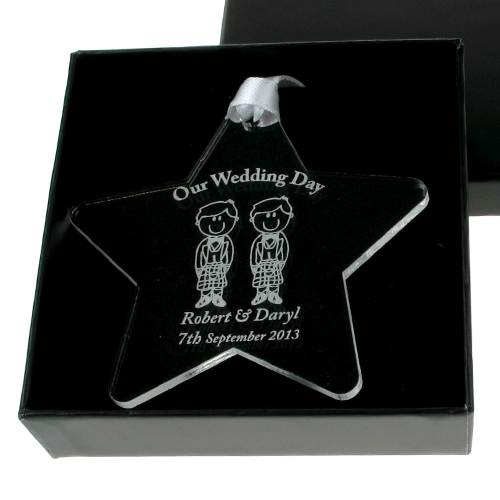 Civil Ceremony Civil Partnership gift idea personalised wedding star eBay