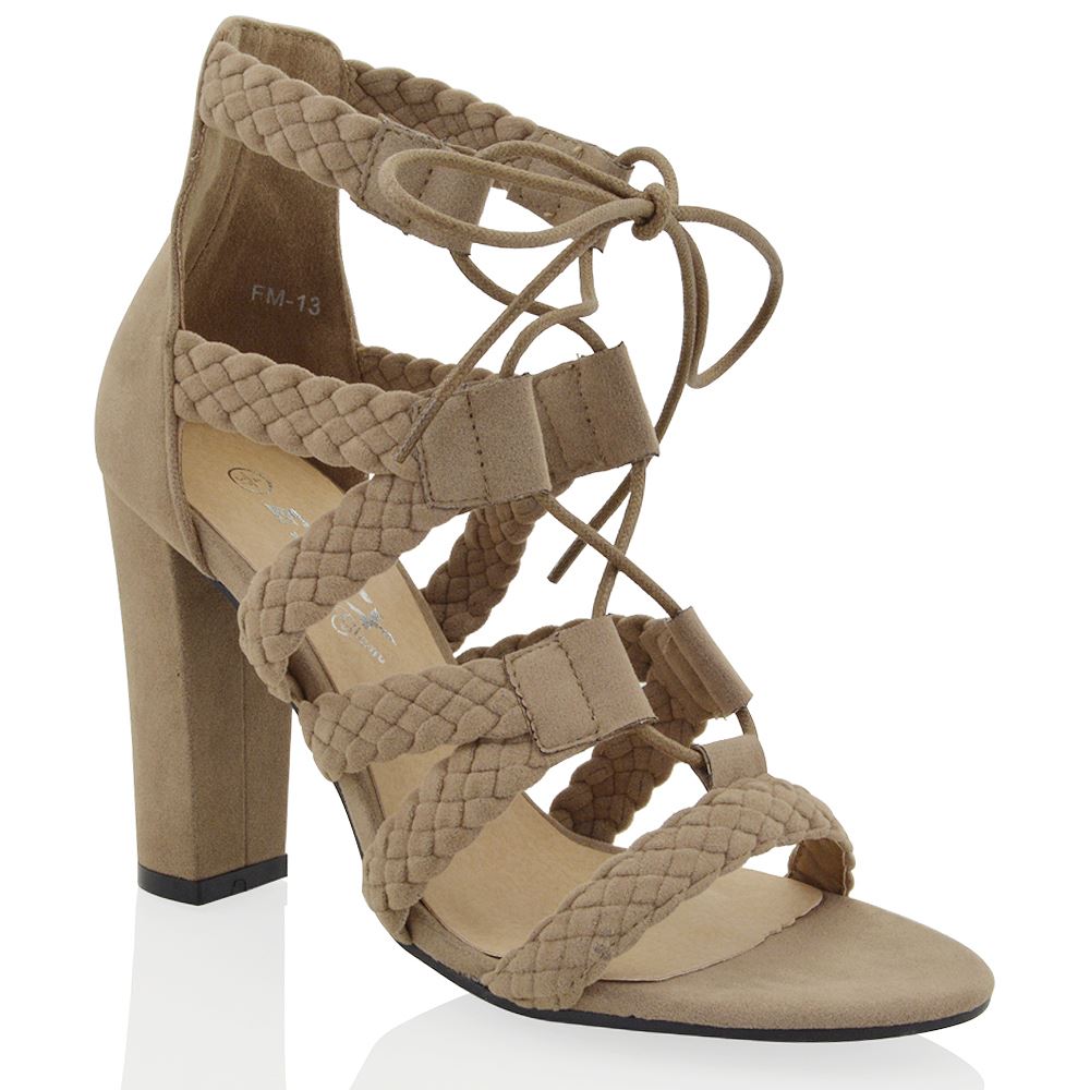 woven caged sandals