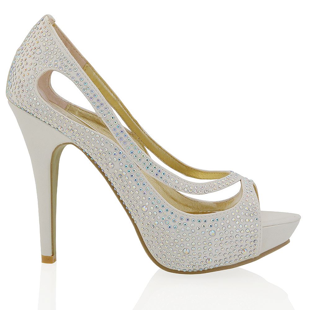 bridal shoes high heel platform